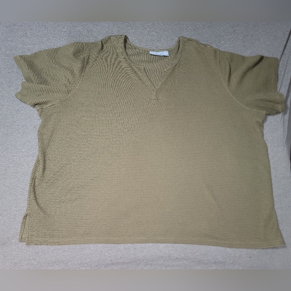Liz & Me olive green size 5X. - Picture 2 of 4